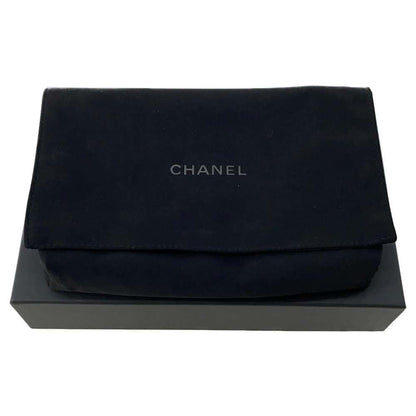 CHANEL Chain wallet Light Gray AP0250 Caviar Leather