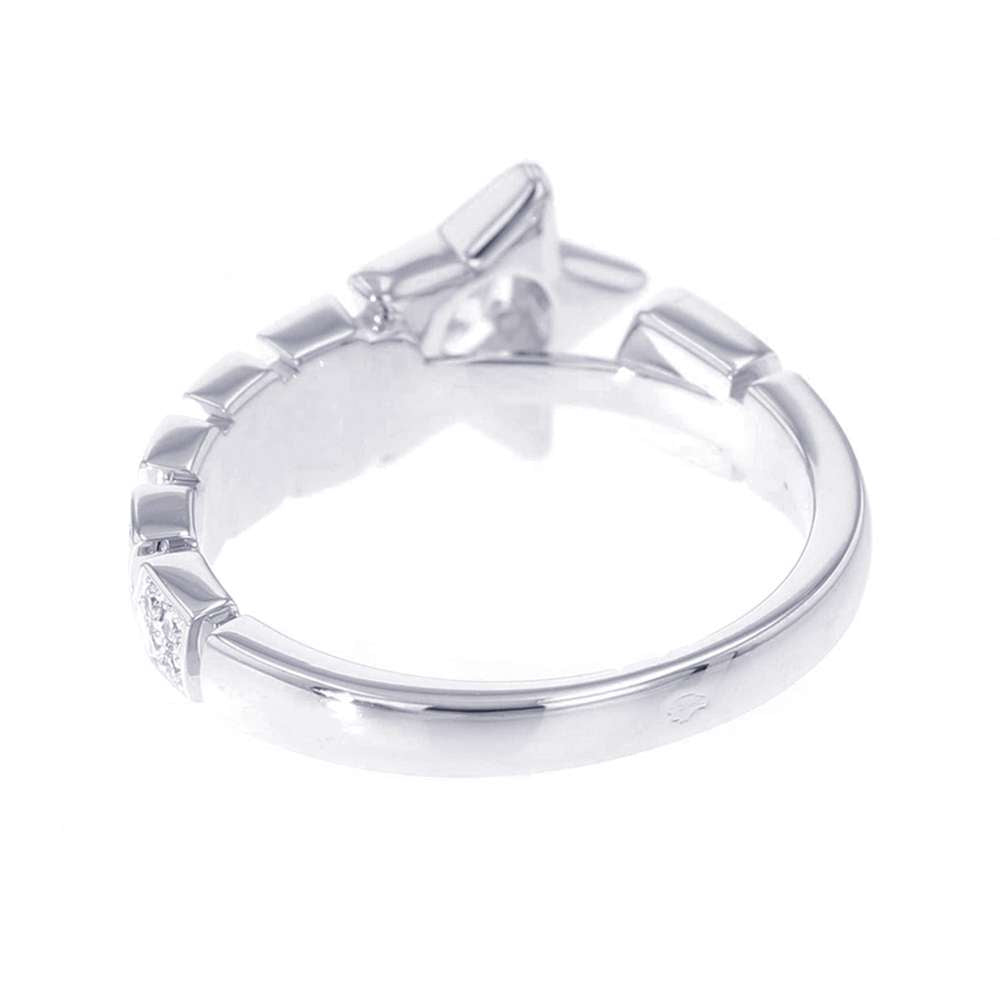 Chanel Comet Collection Ring Size 53/#13 J11457 18K White Gold