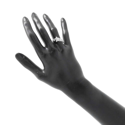 Chanel Comet Collection Ring Size 53/#13 J11457 18K White Gold