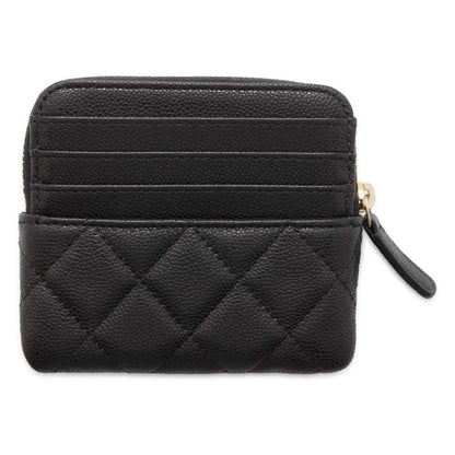 Chanel Matelasse CardCoin purse Black AP2061 Caviar Leather