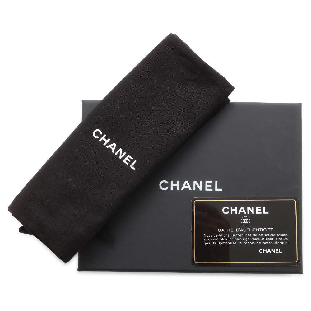 CHANEL Matelasse Flap Chain Wallet Black AP2200 Lambskin