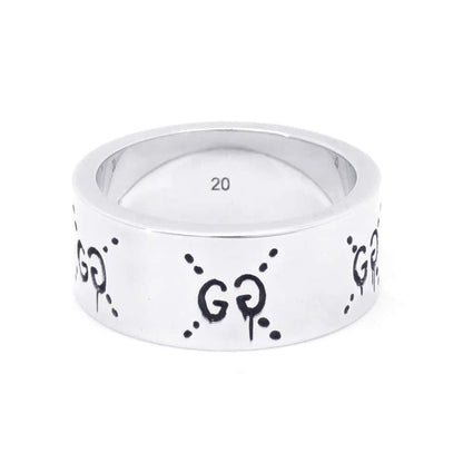 GUCCI Ghost Silver Ring Silver Ring Size 20 SV925