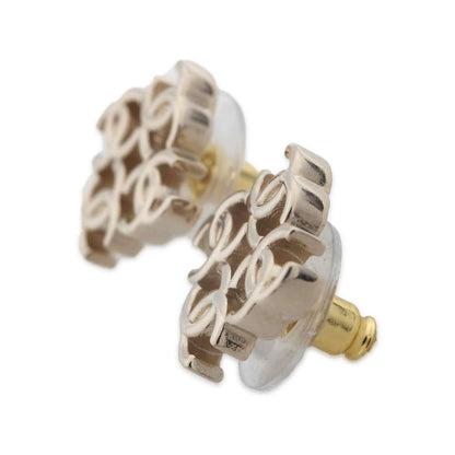 Chanel CC Logo Earrings Gold ABE270 Metal