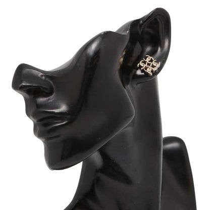 Chanel CC Logo Earrings Gold ABE270 Metal