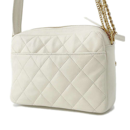 Chanel Small Camera Bag White AS2923 Leather
