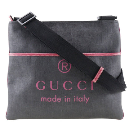 Gucci Gg Supreme Black Leather Shoulder Bag ()