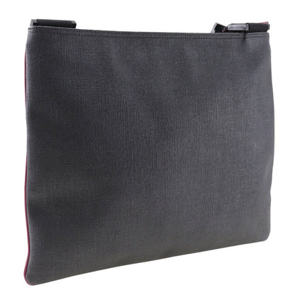 Gucci Gg Supreme Black Leather Shoulder Bag