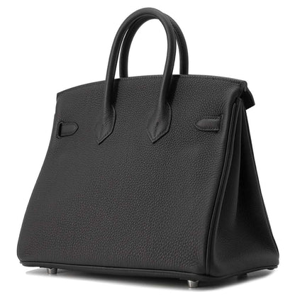 HERMES Birkin Black Togo Leather Size 25