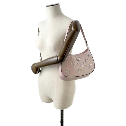 PRADA Cleo Shoulder Pink 1BC499 BrushedLeather