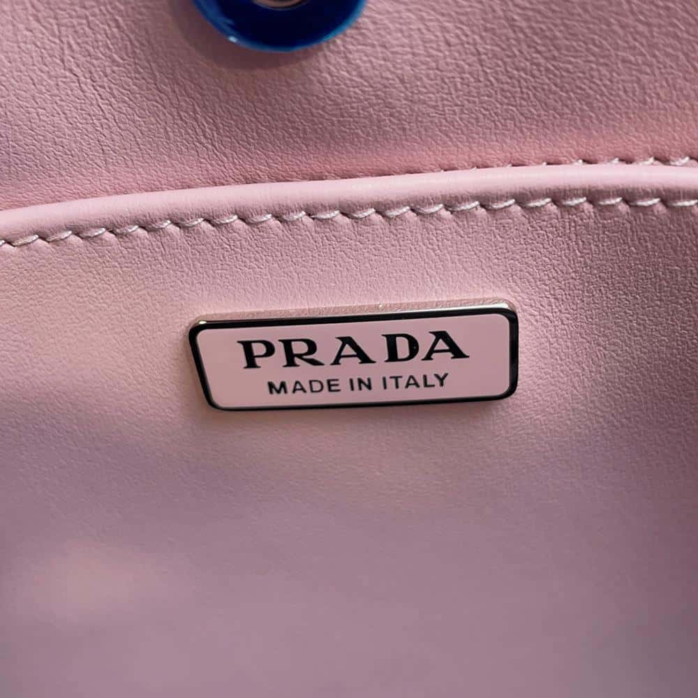 PRADA Cleo Shoulder Pink 1BC499 BrushedLeather