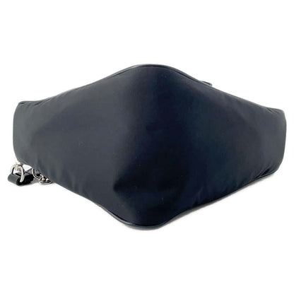 PRADA Triangle Shoulder Bag Black 1BH190 Nylon