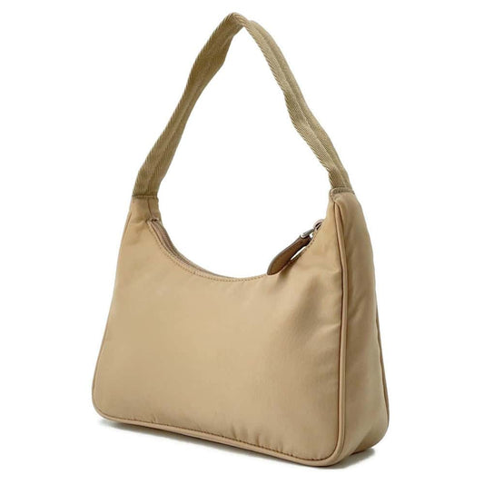 PRADA Re-Edition2000 One Shoulder Bag Beige 1NE515 Nylon