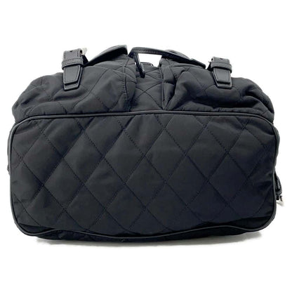 PRADA Quilted Backpack Black 1BZ811 Nylon