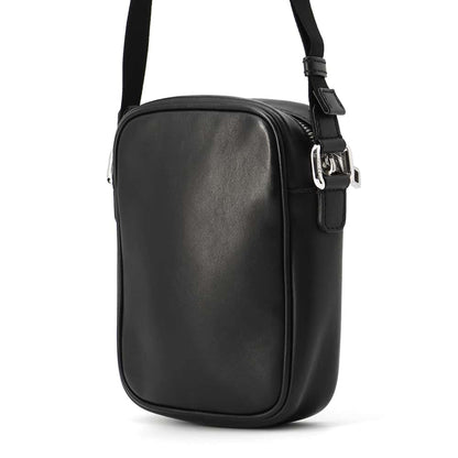 FENDI Bag Bugs Shoulder Bag Black 7VA456 Leather Size Small