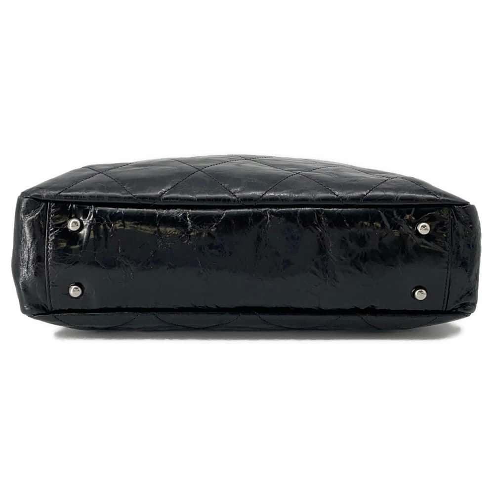 Chanel Matelasse Portobello 2wayChainBag Black Leather Tweed