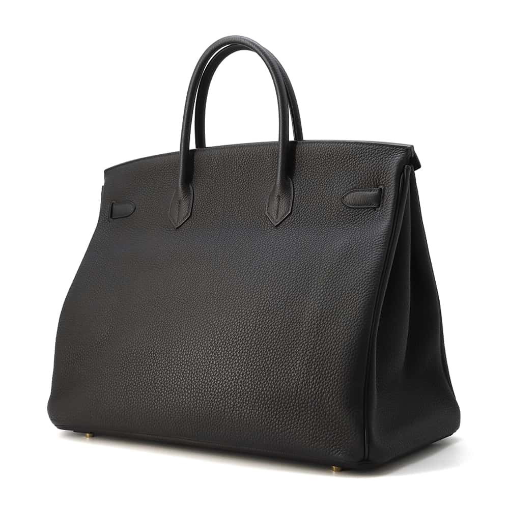 HERMES Birkin Black Togo Leather Size 40