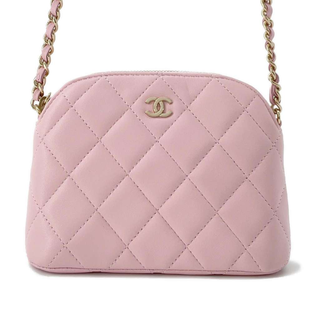 Chanel Chain Clutch Shoulder Bag Pink AP4000 Lambskin