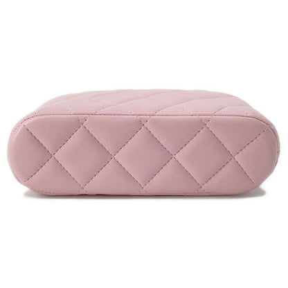 Chanel Chain Clutch Shoulder Bag Pink AP4000 Lambskin