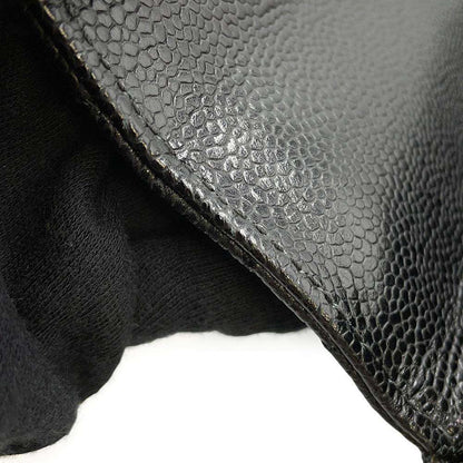 Chanel Matelasse Top Handle HandBag Black A12397 Caviar Leather