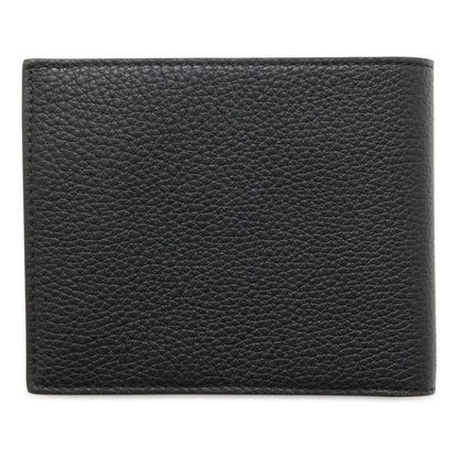 GUCCI Embossed Logo Bifold Wallet Black 658681 Leather