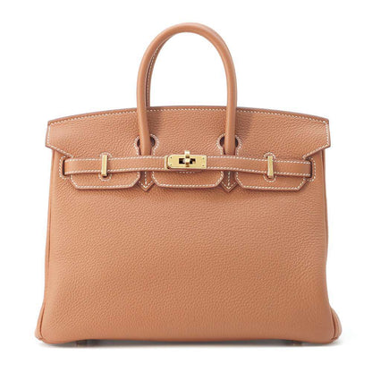 HERMES Birkin Verso Gold/Graphite Togo Leather Size 25