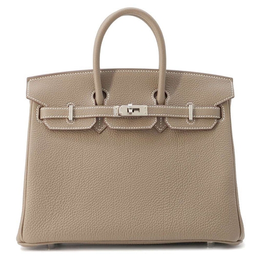 HERMES Birkin Etoupe Togo Leather Size 25