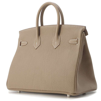 HERMES Birkin Etoupe Togo Leather Size 25