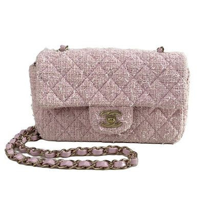 Chanel Mini Tweed Pink Bag