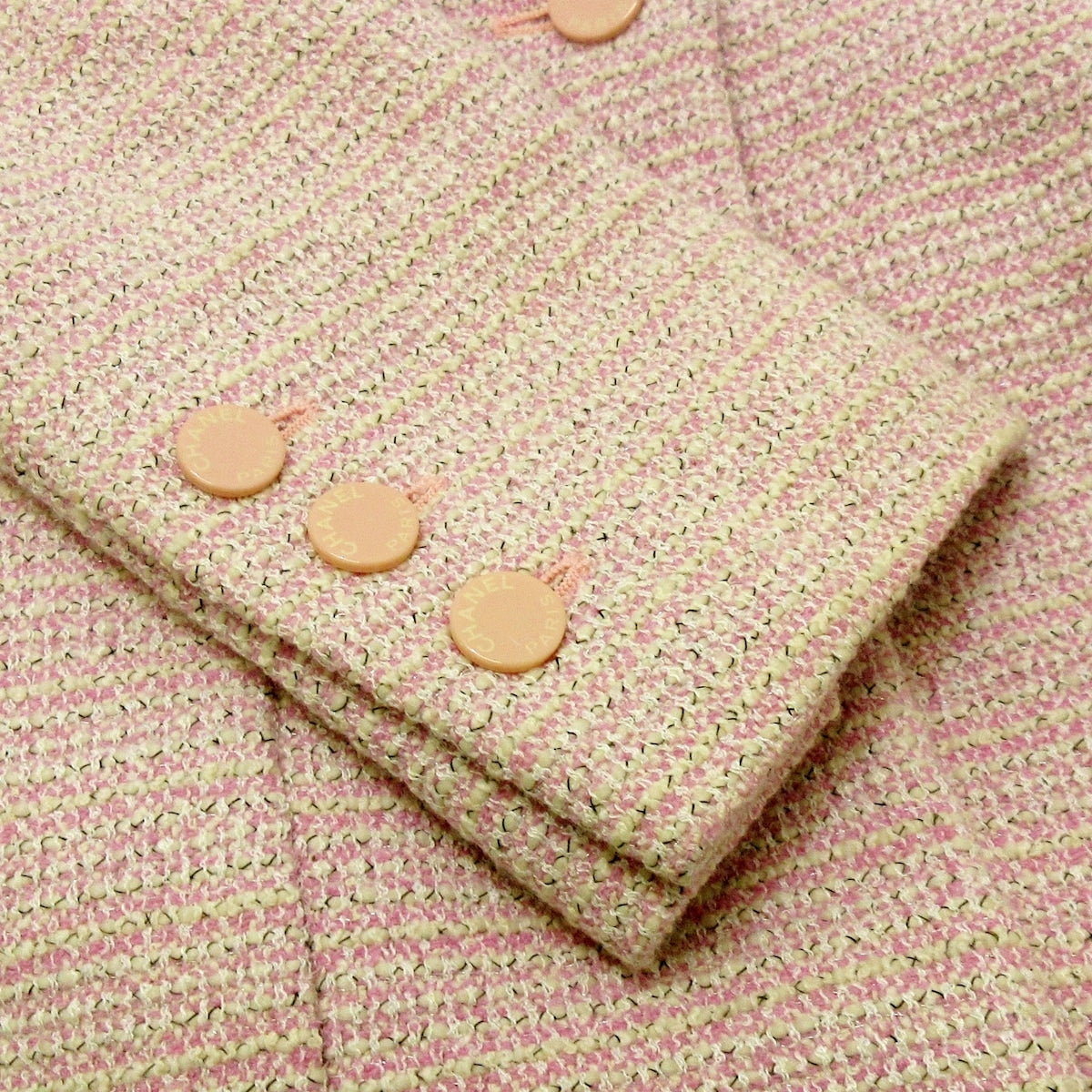 Chanel Pink tweed Blazer, 36