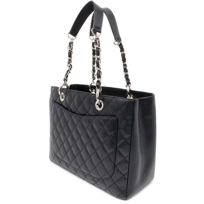 Chanel Matelasse GST Chain Tote Black A50995 Caviar Leather