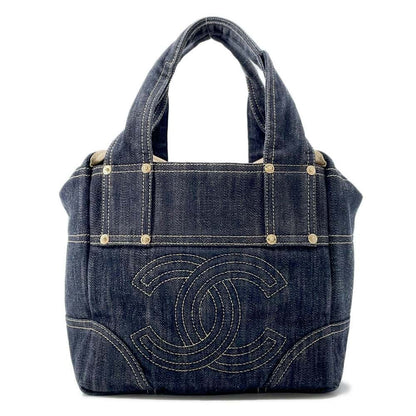 Chanel Sparkling denim tote Blue A31985 Denim
