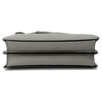 FENDI Peekaboo I.C.U. X-Cross 2WAY Shoulder Bag Gray 7VA582 Leather Size Small
