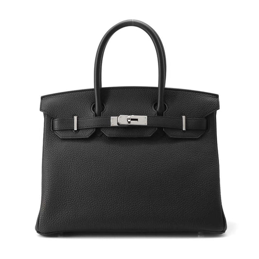 HERMES Birkin Black Togo Leather Size 30