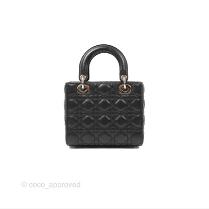 Christian Dior My ABCDior Lady Dior Bag Cannage Lambskin Black Gold Hardware