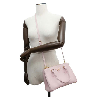 PRADA Saffiano Leather Galleria Small Bag Pink 1BA896 Leather