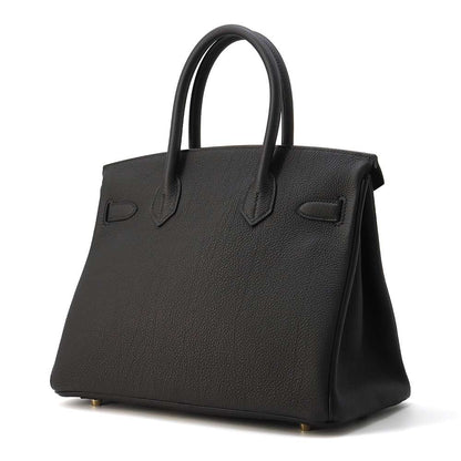 HERMES Birkin Black Togo Leather Size 30