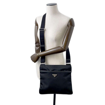 PRADA Shoulder Bag Black 2VH053 Nylon