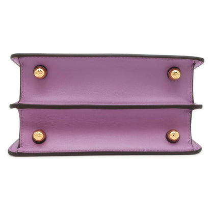 FENDI Peekaboo Icy You Purple 8BN335 Leather Size Petit