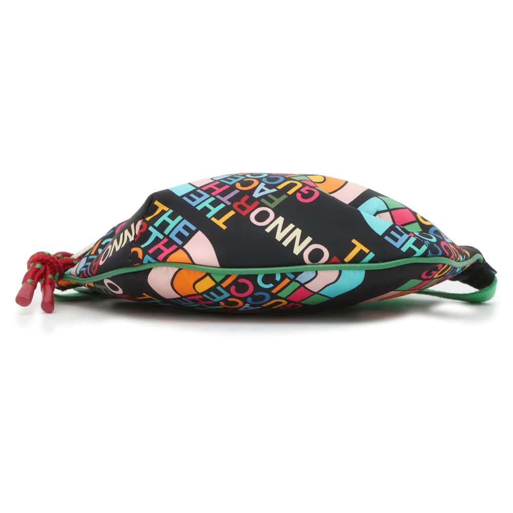 GUCCI North Face Collaboration Crossbody Bag Black/Multicolor 650299 Nylon