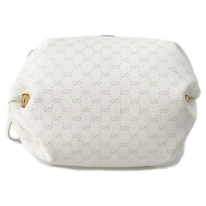 GUCCI Candy Motif Micro GG Shoulder Bag White 564580 PVC Leather
