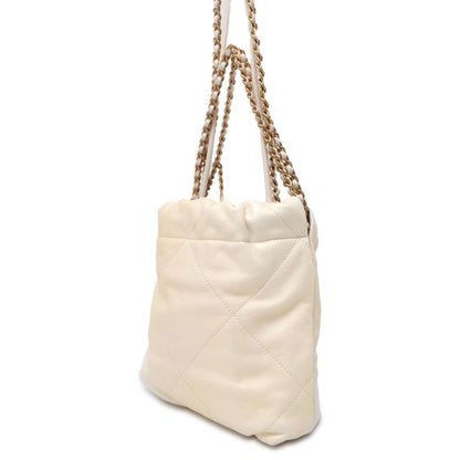Chanel Chanel 22 HandBag Ivory/Gradation AS3980 Leather Size Mini
