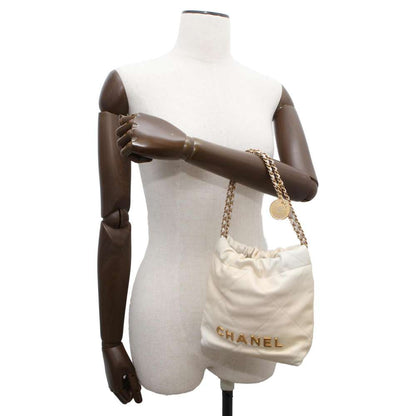 Chanel Chanel 22 HandBag Ivory/Gradation AS3980 Leather Size Mini