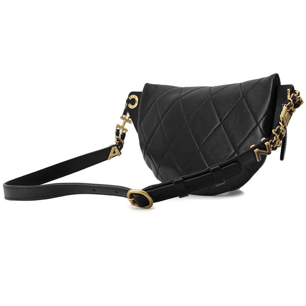 Chanel Crossbody Bag Black AS4860 Lambskin