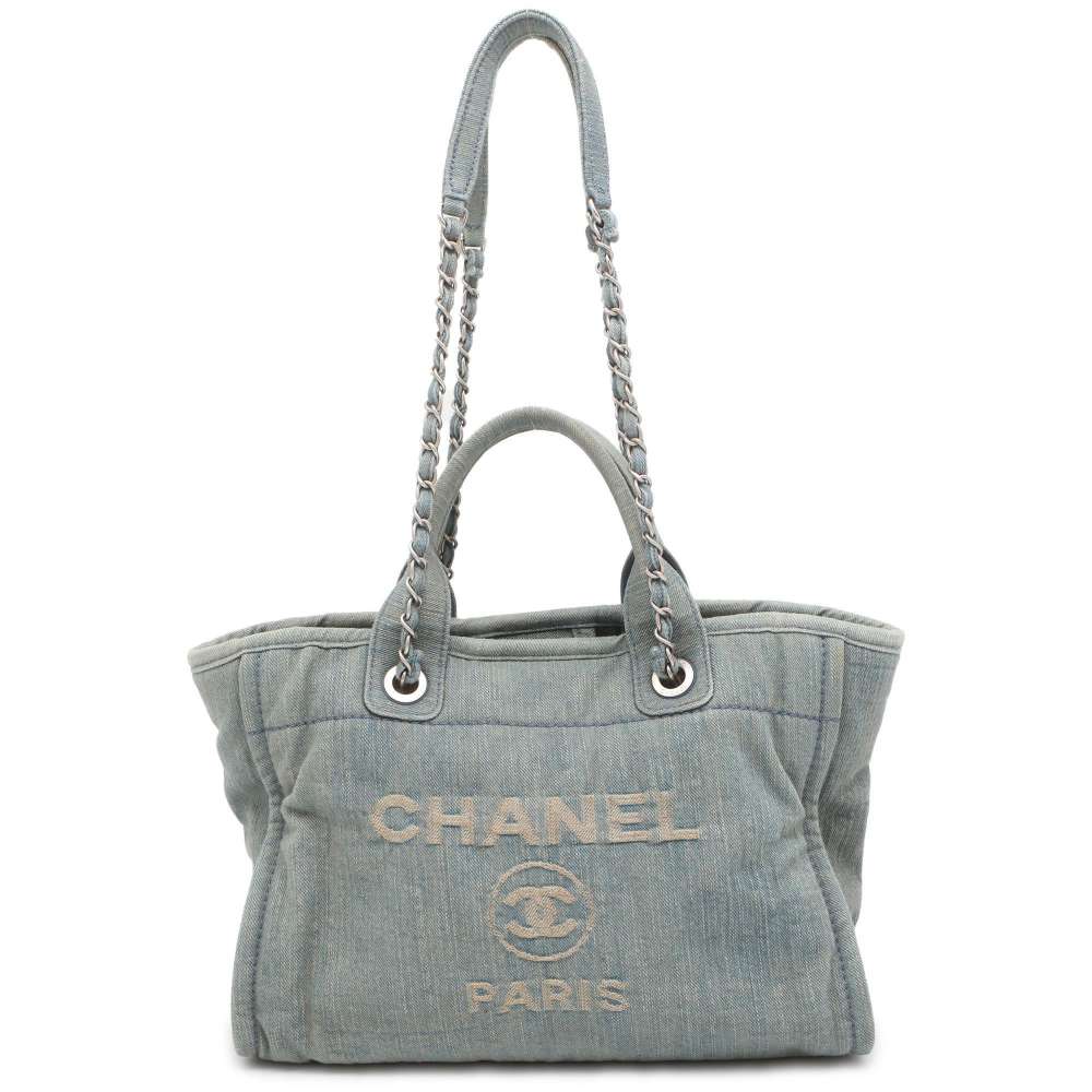 Chanel Deauville Light Blue AS3257 Denim Size Small