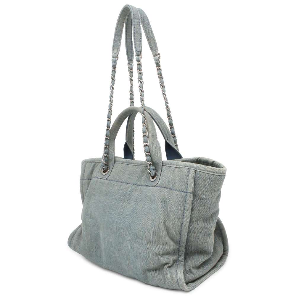 Chanel Deauville Light Blue AS3257 Denim Size Small