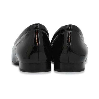 Chanel CC Logo Pointed Toe Pumps Black G45292 Patent Leather Size 39C