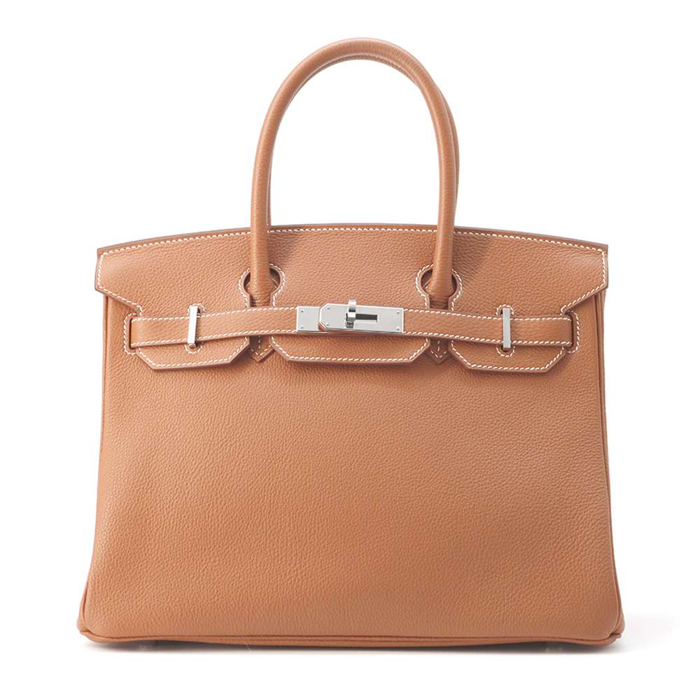 HERMES Birkin Gold Togo Leather Size 30