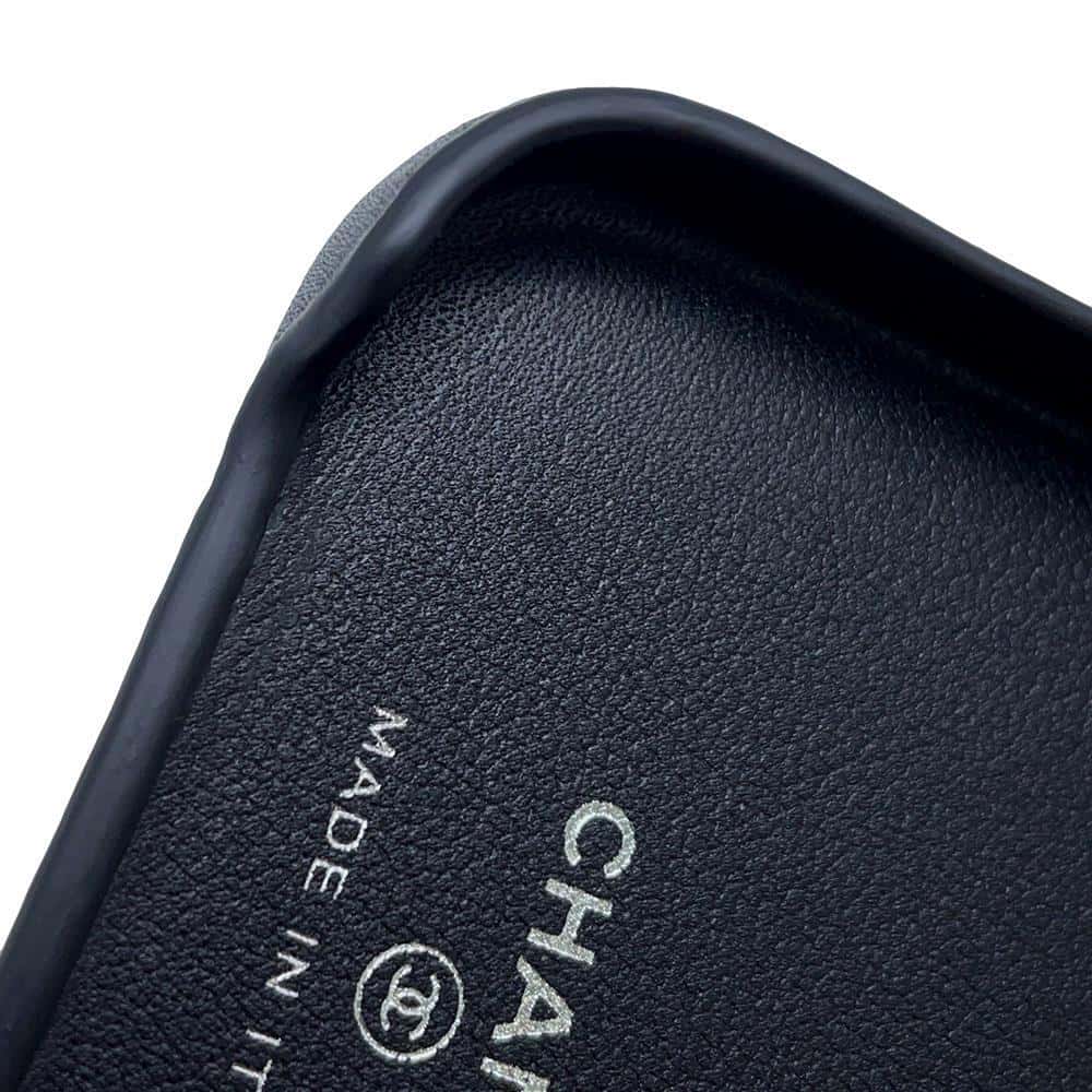 Chanel Matelasse iPhone15 Pro MaxCase Black AP4120 Lambskin Size iPhone15 Pro Max