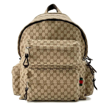 GUCCI Large Backpack Beige 800182 GG Canvas