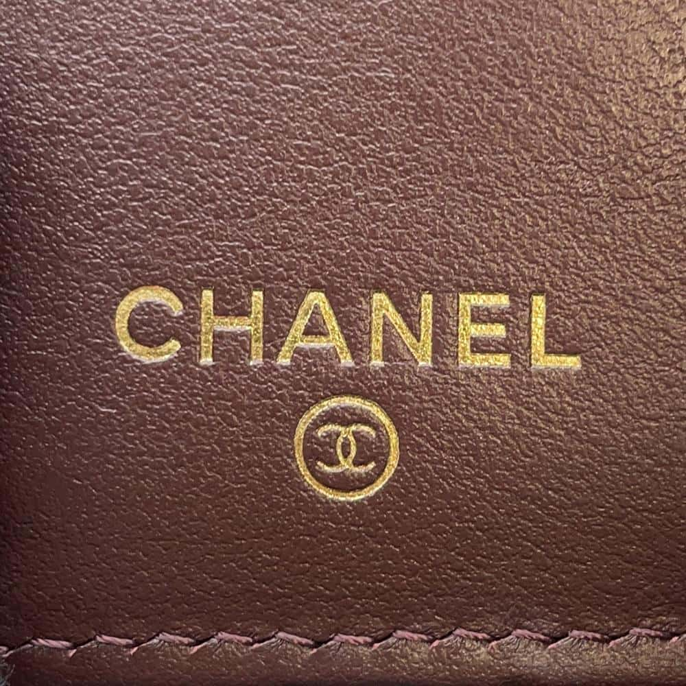 CHANEL Matelasse Classic Small Flap Wallet Black AP0230 Caviar Leather